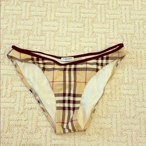 Authentic Burberry bikini bottoms